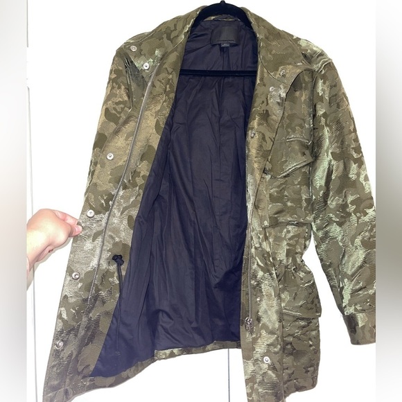 Alexander Wang Camo Jacquard Military Cargo Jacket XS - Picture 12 of 15